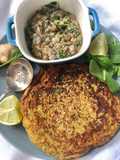 Monggo philippin et beignets de légumes
