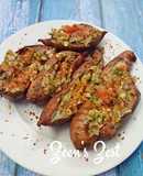 Avocado Salsa stuffed Roasted Sweet Potatoes in 30 minutes