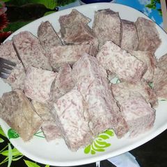 A picture of Boiled Arrow roots.