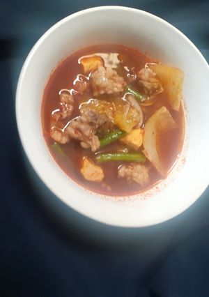 Foto resep Lemak sapi kuah tomyum