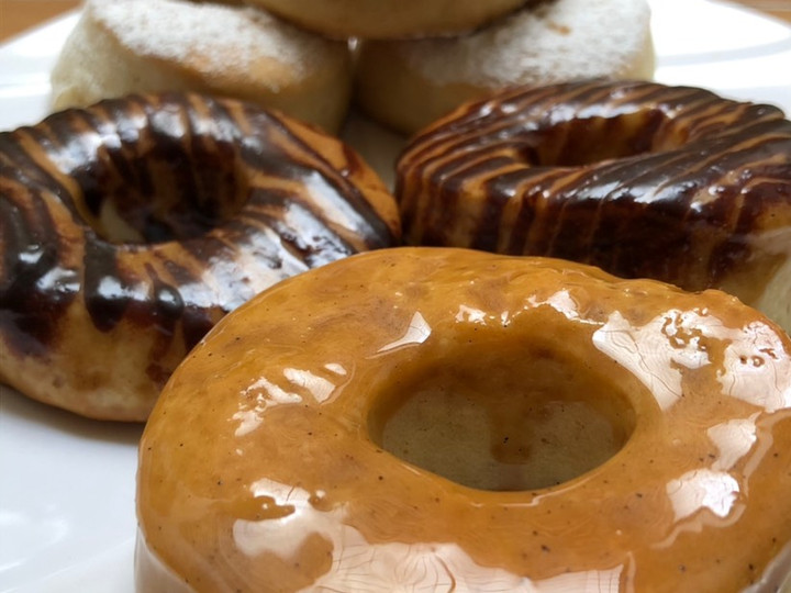 Cara Membuat Glazed Yeast Wheat Donuts (baked) 🌾 🍩 Ekonomis Untuk Jualan
