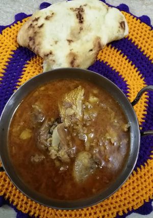 A picture of Siri (Goat Head Stew).