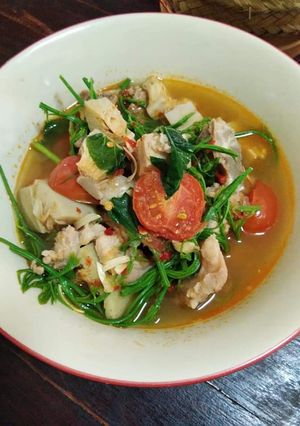 รูปของ แกงขนุนอ่อนใส่กระดูกหมูอ่อน 🍲🐷(อาหารเหนือ)