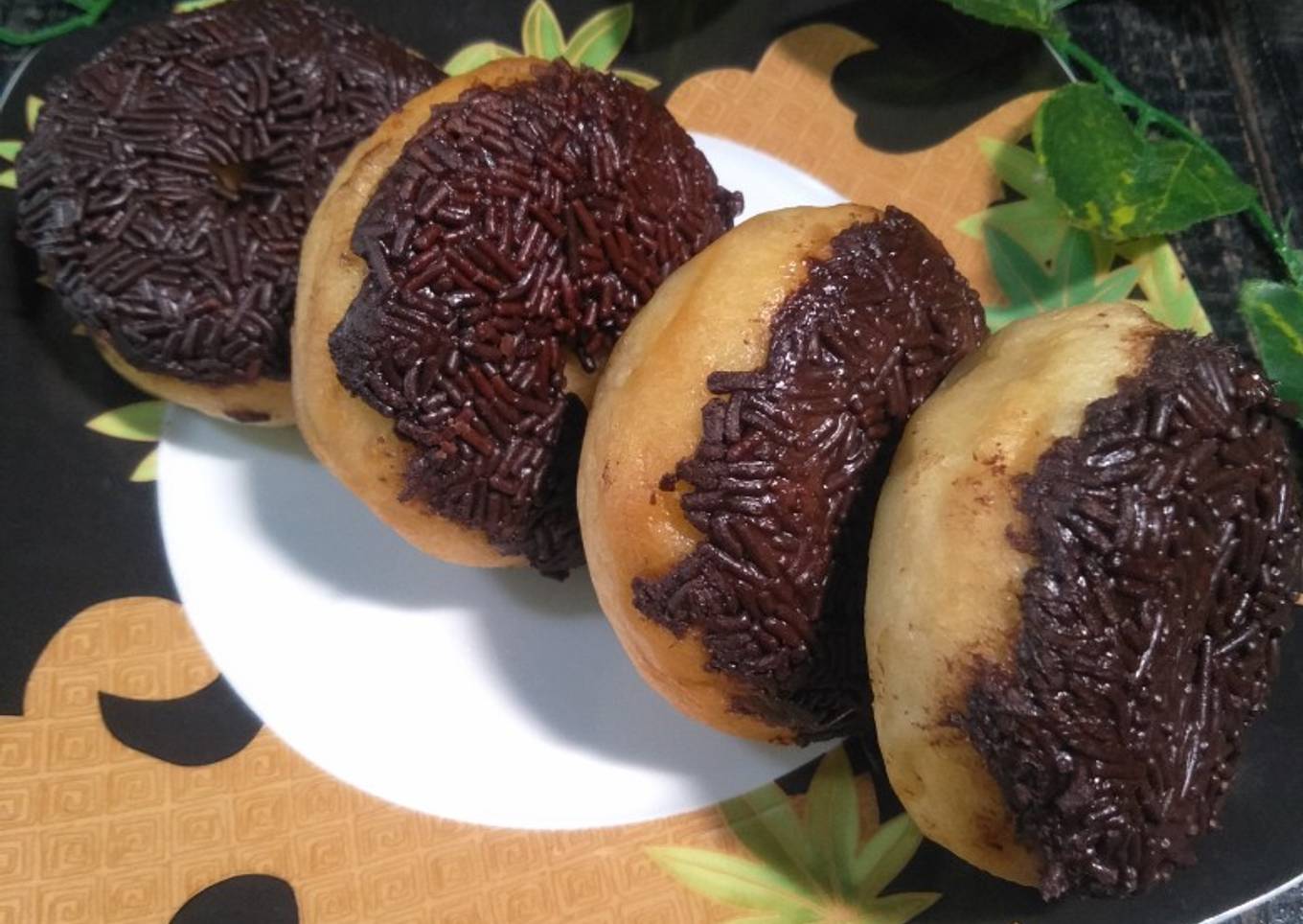 Donat menul coklat