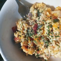 A picture of Cheesy Southwest Scramble.