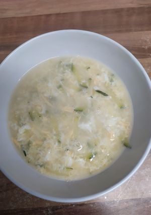 Una foto de Sopa china, cena rápida