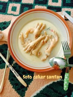 Foto resep Soto ceker santan