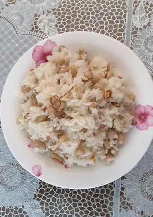 Hình của món Xôi đậu nhanh gọn cho bữa sáng ấm bụng.