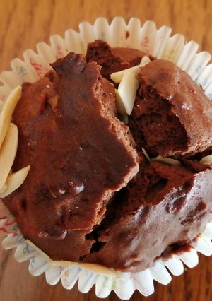 Une photo de Muffins Amandes Chocolat