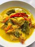 Udang tempe pare gule hijau