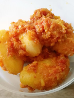Una foto de Papas Chorreadas