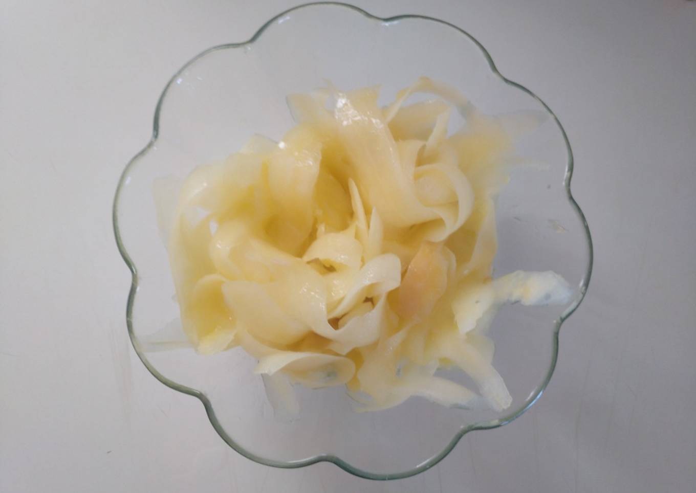 Ensalada agridulce de pepino y patata