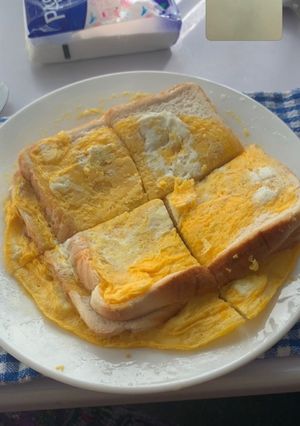 Foto resep Omelette Roti dimasak dgn Microwave
