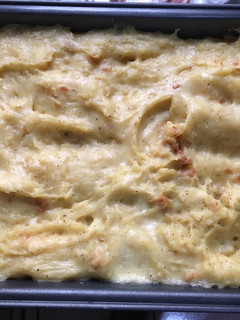 Una foto de Puré de papas al horno