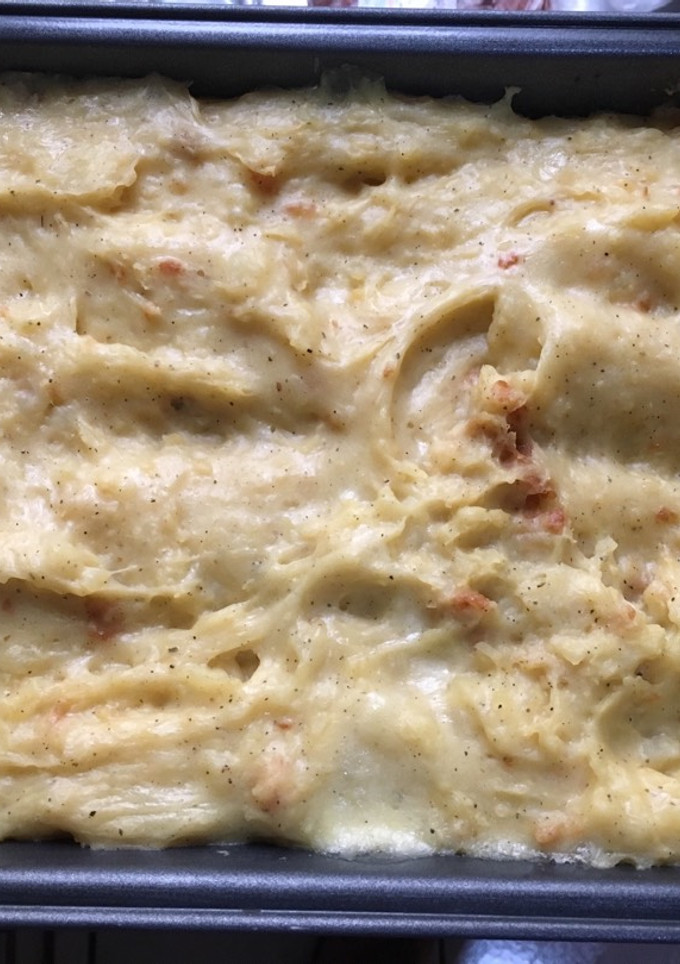 Una foto de Puré de papas al horno