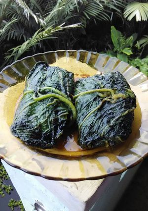 Foto resep pepes tongkol daun lompong