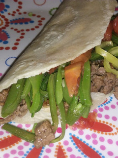 Una foto de Taco chacarero