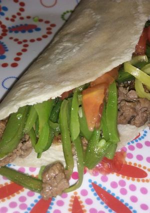 Una foto de Taco chacarero