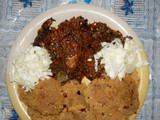 Fried Cassava with Pepper Chicken