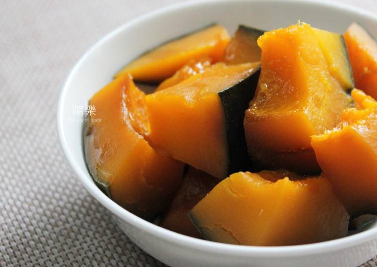 日式南瓜佃煮 Japanese style simmered pumpkin