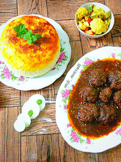 عکسی از دستور میت بال هندی