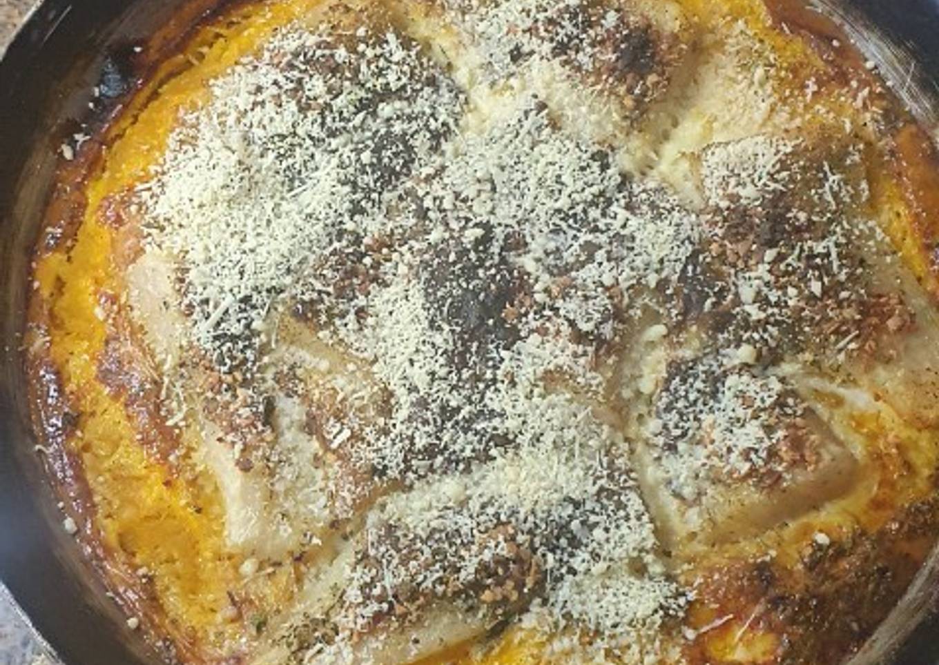 PASTEL DE CALABAZA DE PESCADO CASERO (Rápido)
