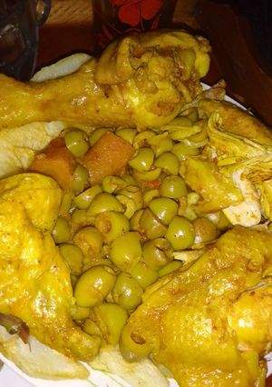 صورة لوصفة طاجين زيتون باللدجاج