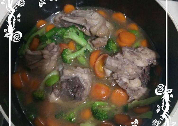 Bahan Sup ayam brokoli wortel | Resep Membuat Sup ayam brokoli wortel Yang Lezat Sekali
