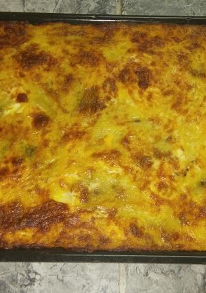 Una foto de Pastel mixto (papas y calabaza)