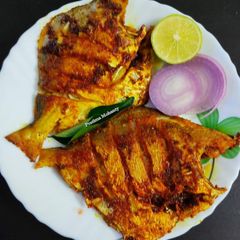 A picture of Pomfret Tawa Fry.