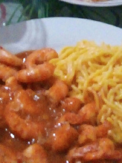 Una foto de Camarones a la diabla 😈😈😈😈😋😋😋😋
