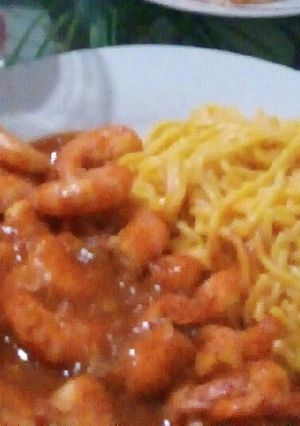 Una foto de Camarones a la diabla 😈😈😈😈😋😋😋😋