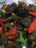 Paru Sapi Balado simple ala Mahe