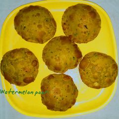 A picture of Watermelon poori.