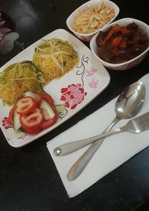 A picture of #friedricerecipecontest.