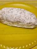 Salame di biscotti al limone