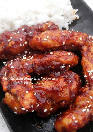 Foto resep Fire chicken a la richeese factory