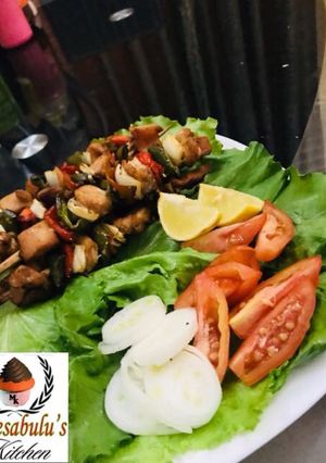 A picture of Chicken kabab.