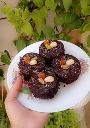 عکسی از دستور کاپ کیک قهوه