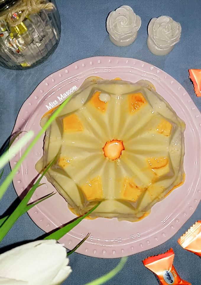 عکسی از دستور دسر عربی کاراملی