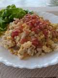 Tojásos nokedli (galuska) bacon szalonnával #gluténmentes