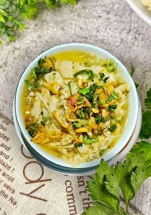 Foto resep Soto Jamur (Vegan)