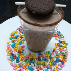 A picture of Kids Party Milk Cookies Cocktail.