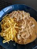 Strogonoff à brasileira vegano