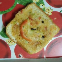 A picture of Jhatphat Semolina Toast.