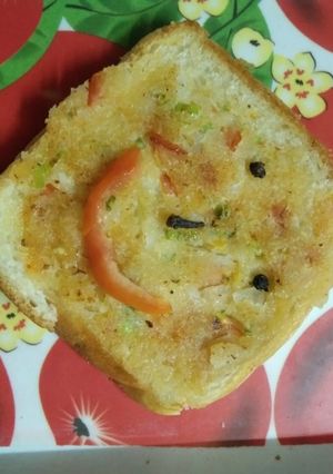 A picture of Jhatphat Semolina Toast.