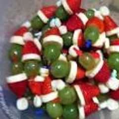 Una foto de Fruta navideñas