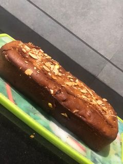 A picture of Whole wheat flour and jaggery cake.