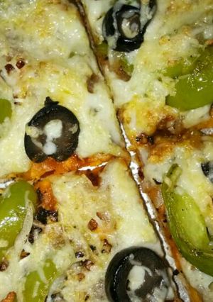 A picture of Capsicum pizza.