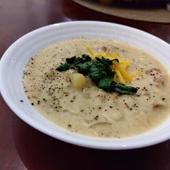 A picture of Best Damn Potato Soup.